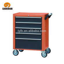 Moving steel tool cabinet