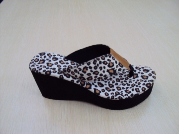 high heel wedges flip flop woman 2014