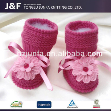 China cheap butterfly knot soft baby walk shoes