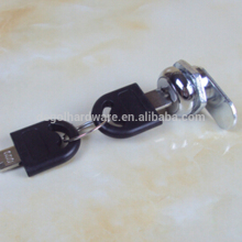 Zinc alloy chrome office desk drawer lock