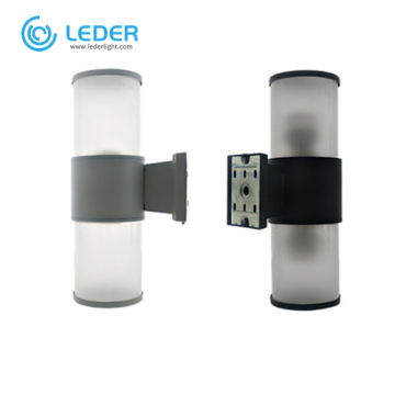 LEDER dubbele kleur LED buiten wandlamp