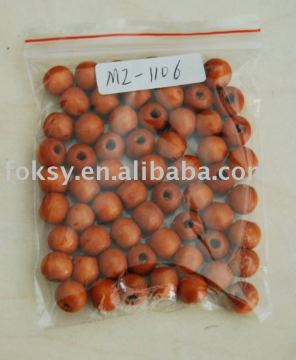 wood beads