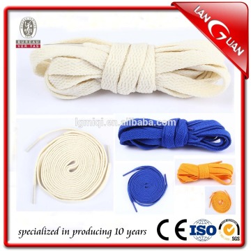 various color flat flat rope for shoe and handbag rope shoe