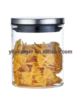 Borosilicate Glass Tea Jar