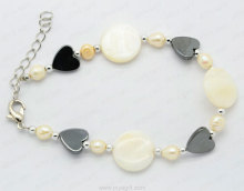 MOP hematite bracelet