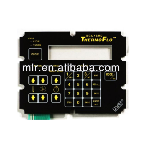 Customized PVC membrane keyboard sticker