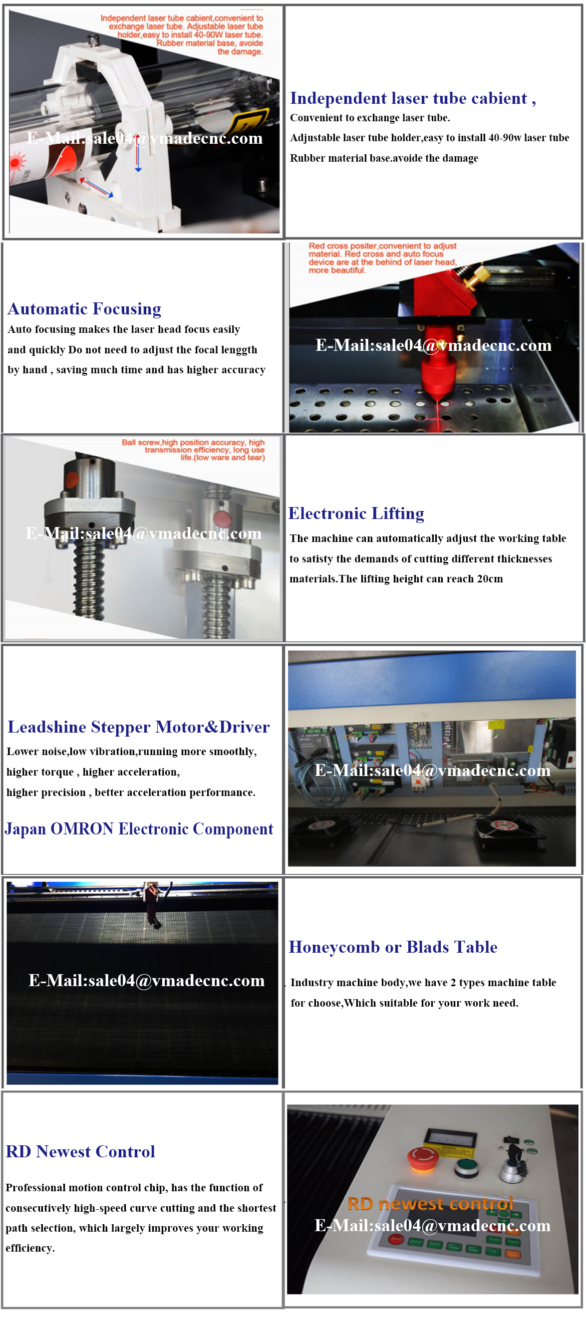 Machine de découpe de gravure laser CO2-3 CO2 Laser Engraving Cutting Machine-3