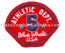 sports felt embroidery patch