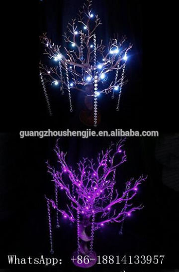 Wedding centerpiece decoration LED tree ,crystal wedding tree centerpieces