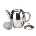 Silver stainless steel tea pot kettle