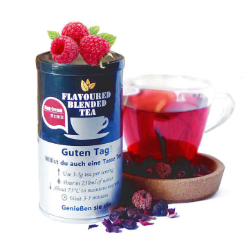Loose Fruit Tea Blends with Rum and Berry Flavor - 50g Can