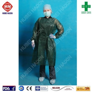 Disposable hospital gown patient