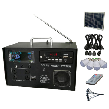 LCD 10w solar power system