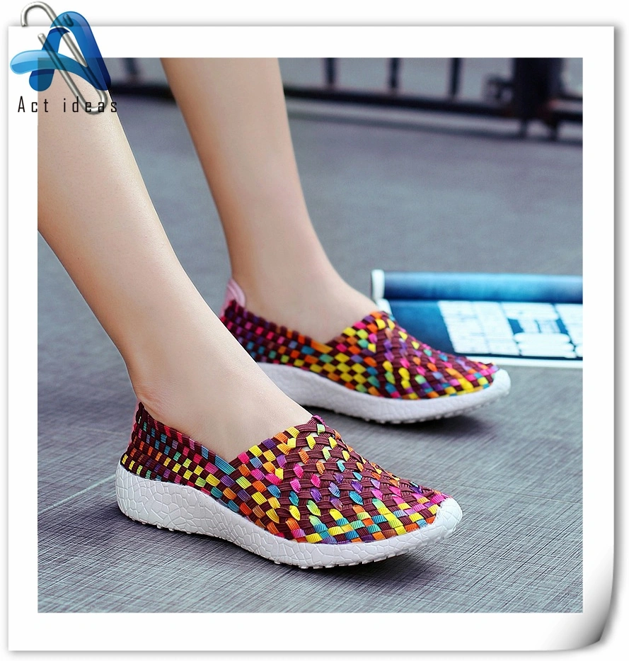 Wholesale Woven Women Platform Shake Shoes