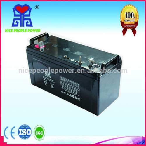 Maintenance Free Guangzhou solar battery 12V100AH batteries solar power