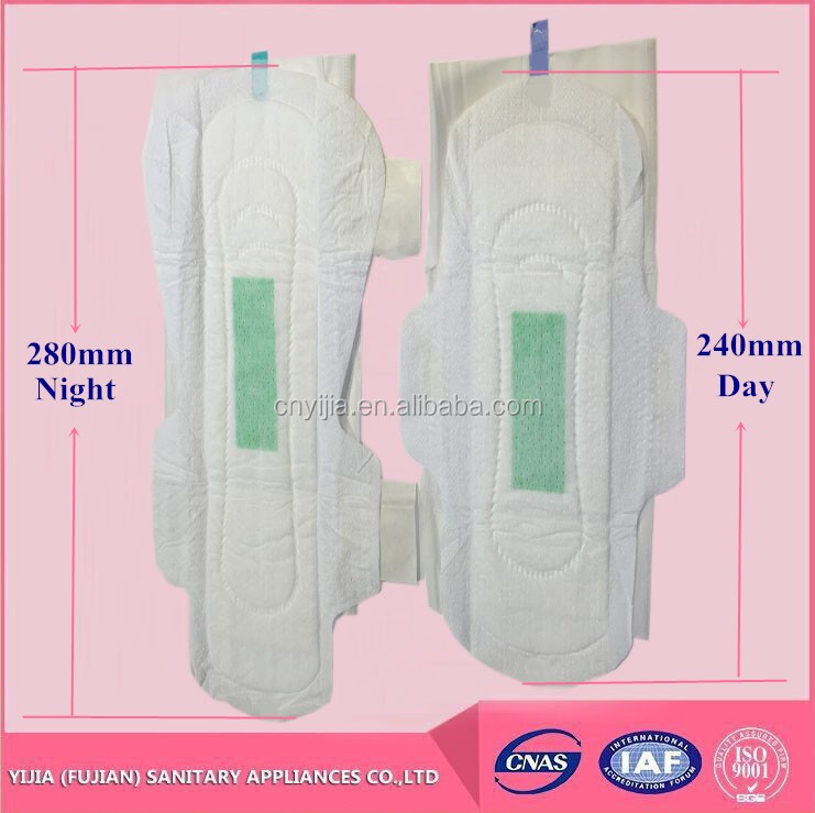 soft sanitary pads with cotton topsheet Anion