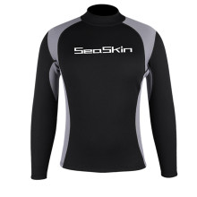 Seaskin para hombre con cremallera 3mm de neopreno Top Top