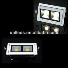 rotate cob 50w square led recessed down lights