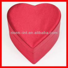 hot sale heart shaped fabric candy box