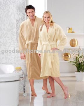 bathrobe in cotton, soft and breathable, hotel bathrobe,terry bathrobe