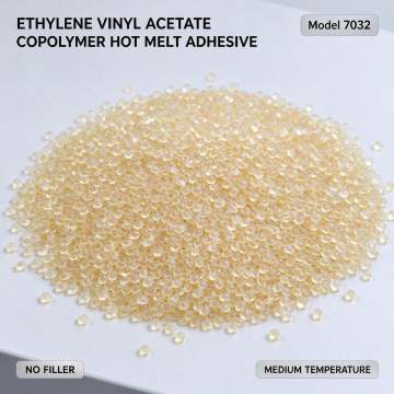 7032 Unfilled Medium Temperature EVA Hot Melt Adhesive Pellets Suitable for Woodworking Veneer and Panel Joint Furniture Bonding