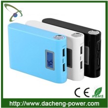 Double USB output power bank charger 12000mAH with Data LED indicator