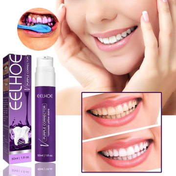 EELHOE Purple Teeth Color Corrector & Whitening Toothpaste