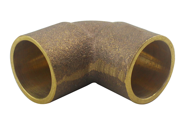 Solder Gunmetal Bronze Elbow