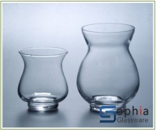 ginger glass vases