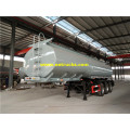 40000 Lít Tri-axle Chất lỏng ăn mòn Tanker Semi-trailers