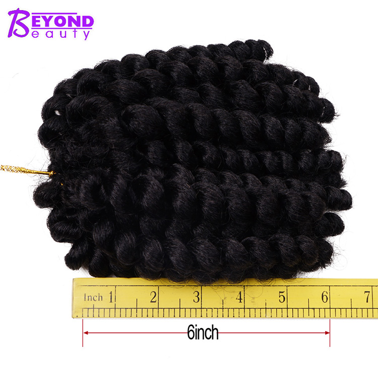 Factory Price Wand Curl Synthetic Hair Twist Braids Marley Afro Bounce Twist Model Jumpy Wand Curl Crochet Braid beauty supply