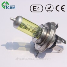 Good Quality Car Halogen H4 Yellow White Yellow Bulb With Plastic Box Packing