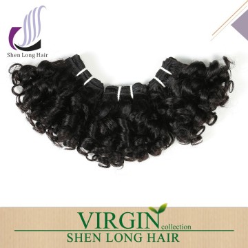 2015 new arrival short curly brazilian hair extensions,6a brazilian remy hair extensions