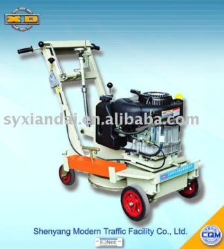 Hot melt road mark removal machine