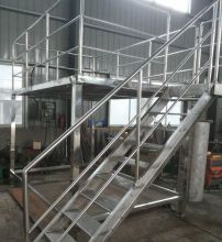 Stainless Steel or Carbon Steel Work Support Platform Frames for Chemical Machinery