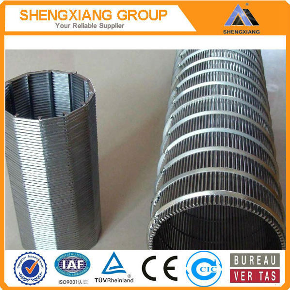 hot sale! ISO 9001 wedge wire screen/johnson screen pipe( factory)