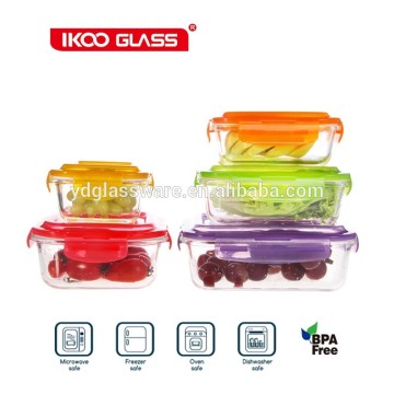 Freezer Proof Oven Safe Glass Food Containers