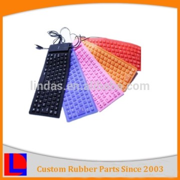 various customized with high quality silicone rubber computer keyboards