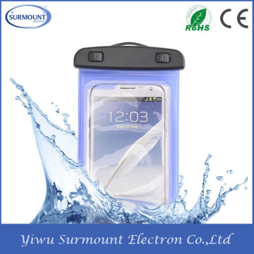 PVC drawstring mobile phone waterproof bag Universal mobile phone pvc waterproof bag