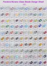 pandora glass beads PJ-C005