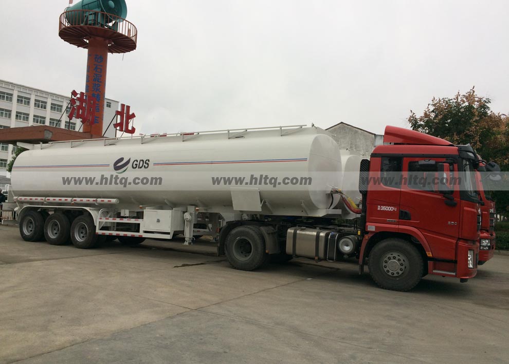 3 axle oil tank semi trailer