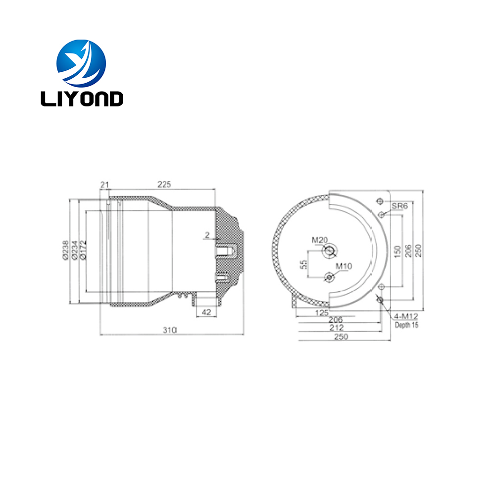 12KV 3150A-4000A Insulated Epoxy Resin Contact Box for Indoor MV medium voltage switchgear