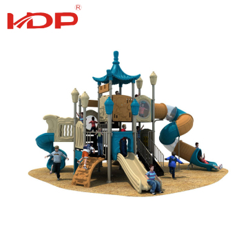 Outdoor Plastic Playground Equipment - Garden Slide