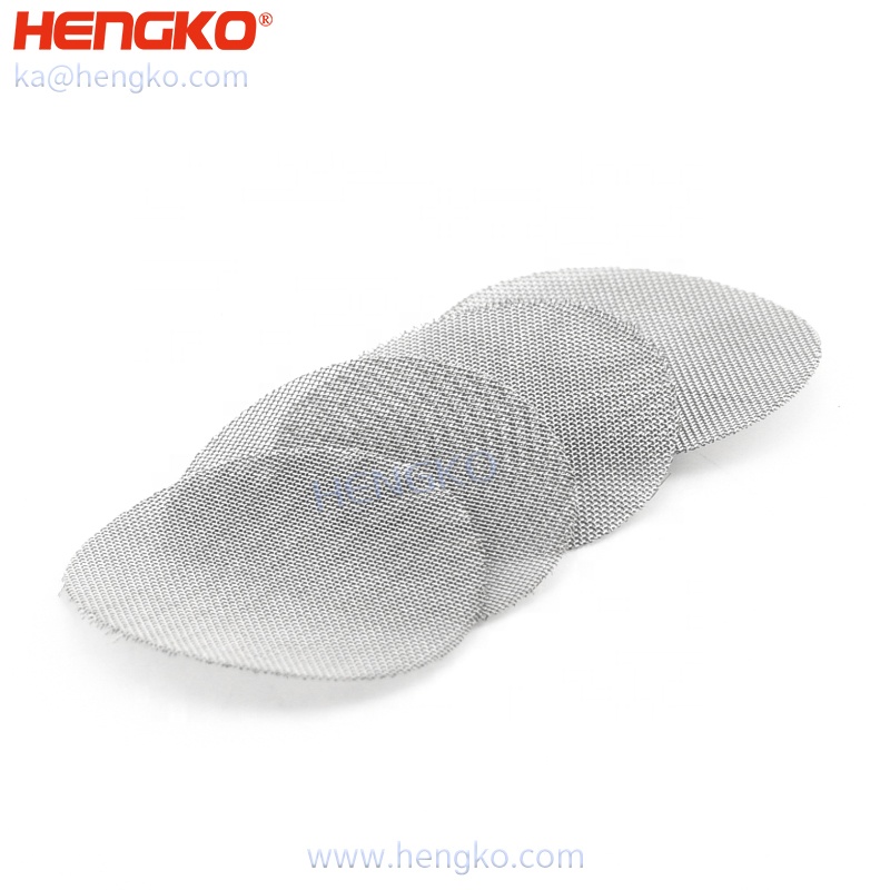Custom Single-layer mesh high precision stainless steel wire mesh round filter screen disc