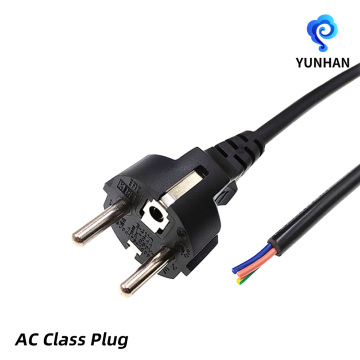 European Right Angle Figure Eight Power Cable