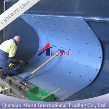 Durable wear-resisting UHMWPE bunker liner