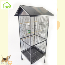 Luxury metal bird cage with wheels