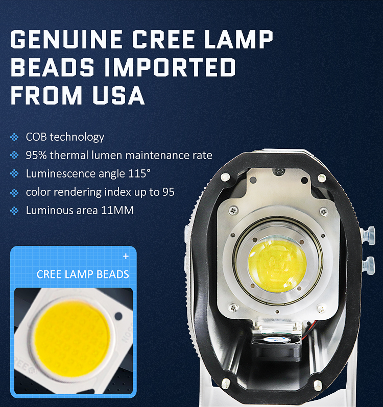 Outdoor Christmas Projector 80 Watt Logo Projector Led Rotating Advertising Gobo Projector Lights