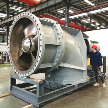 Large diameter axial flow pump