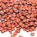 500 Red Cartoon Bear Hot Soft Polymer Clay Cospargere per bambini Craft Clay Nail Art Scrapbook Decorazione DIY Slime Filler 5mm